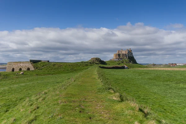 Castello di Lindisfarne — Foto Stock