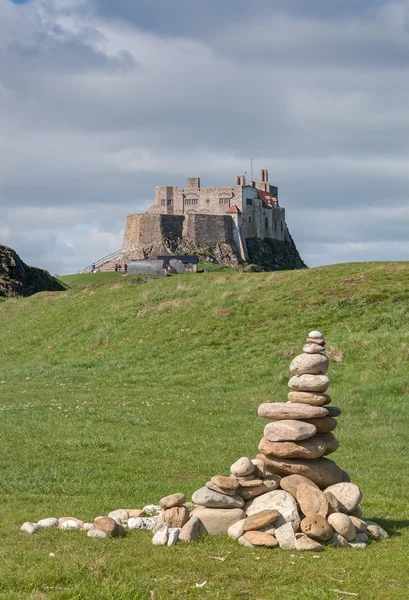 Castelo de Lindisfarne — Fotografia de Stock