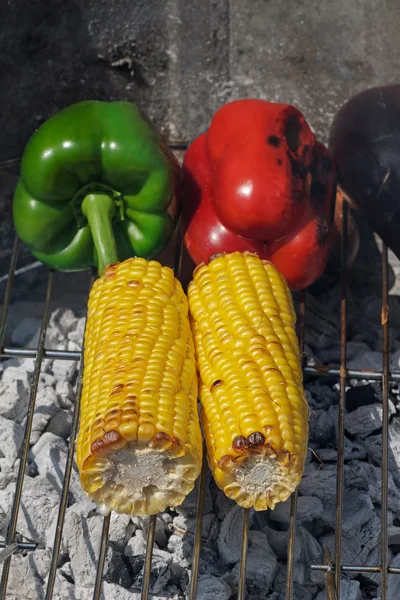 Vegetarisk grill - Stock-foto