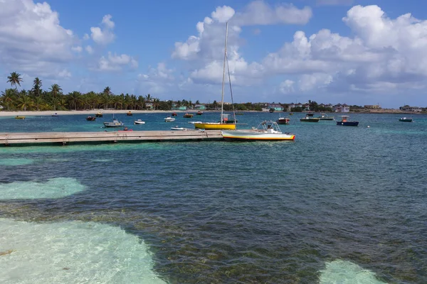 Piccolo Porto Pescatori Anguilla Caraibi — Foto Stock