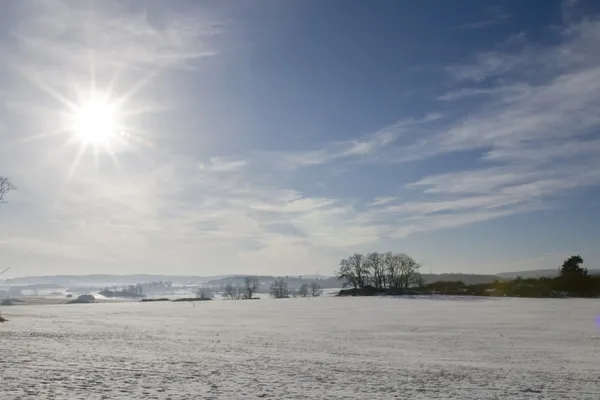 Winter landschap — Stockfoto