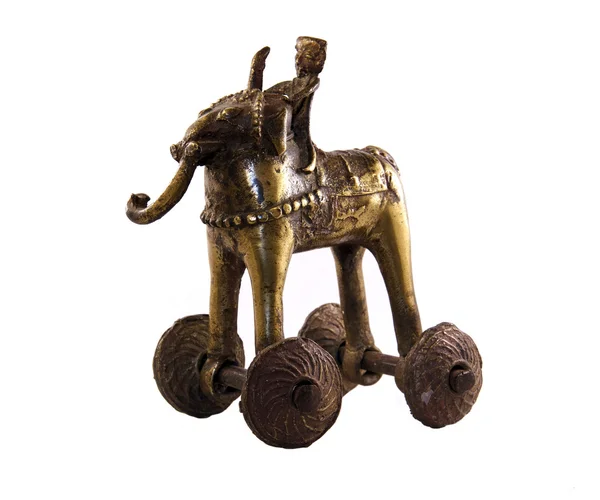 Elefante de bronce indio — Foto de Stock