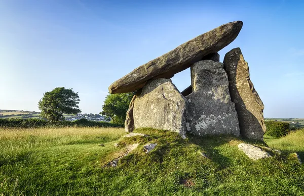 Trevethy Tejo un portal dolmen en cornwall —  Fotos de Stock