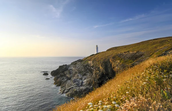 Trevose Head Lighthouse in Cornwall — Stock Photo, Image