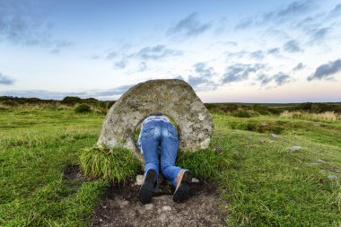 Men-An-Tol in Cornwall clipart
