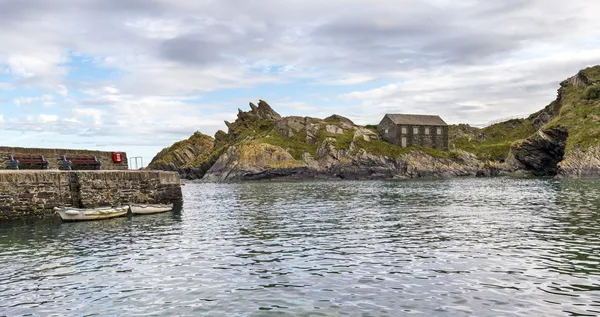 Polperro hamnen — Stockfoto