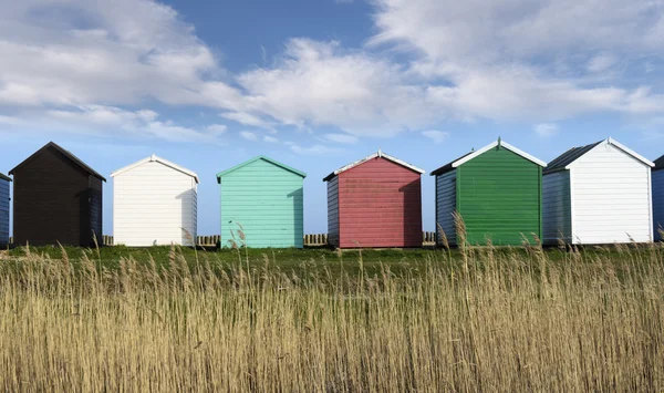 Strand hutten — Stockfoto