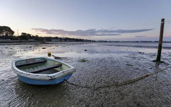 Zonsopgang op de zandbanken in dorset — Stockfoto