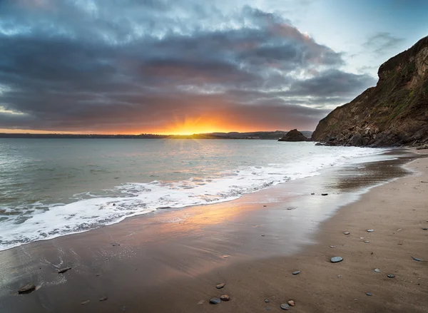 Polkerris Beach — Stock Photo, Image