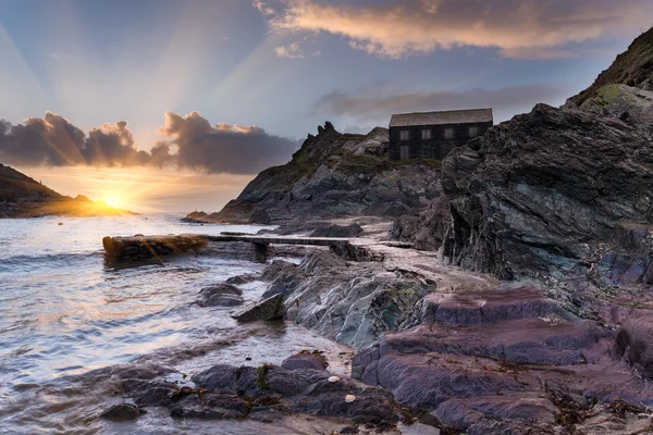 Polperro em Cornwall — Fotografia de Stock