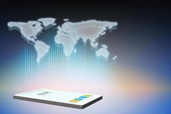 Mobil cihazlar illüstrasyon