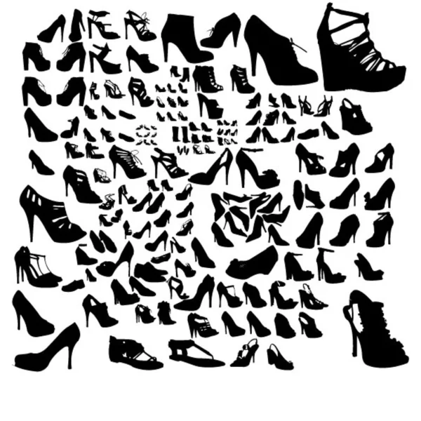 Ensemble de chaussures — Image vectorielle