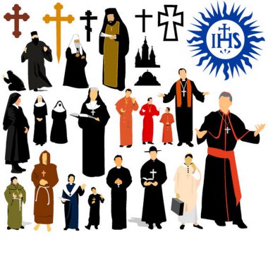 Christianity set clipart