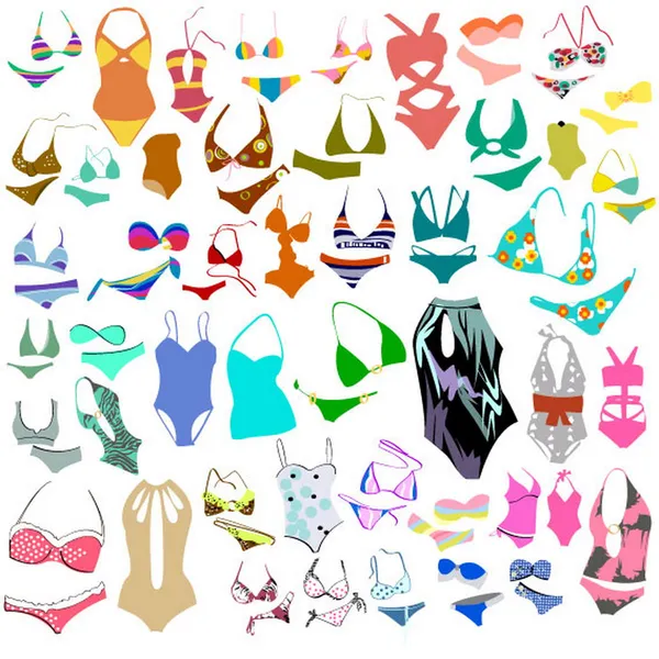 moda swim takım elbise kümesi