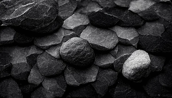 abstract black rocks background illustration art