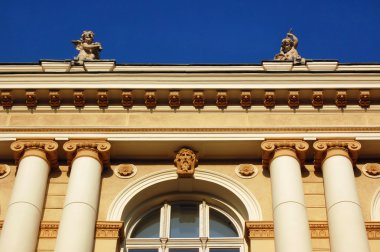A beautiful old building. Fragment.