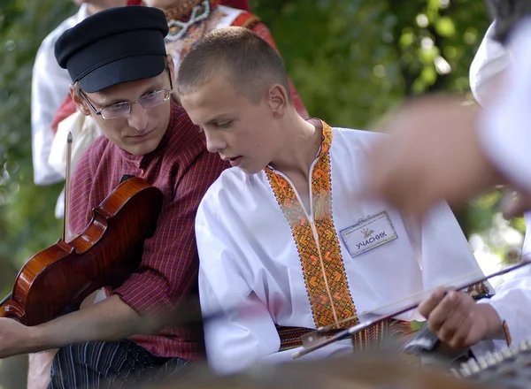 Украинский традиционный фестиваль — стоковое фото