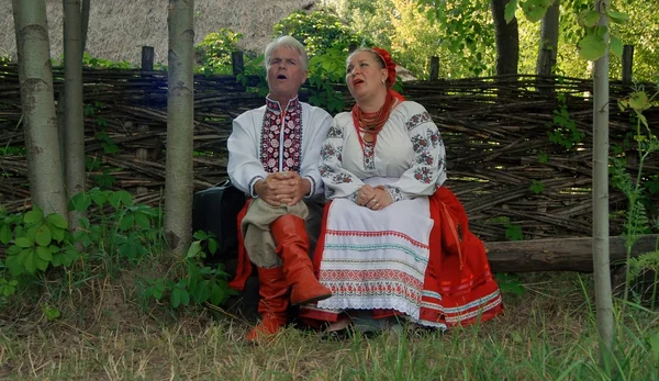 Traditionella ukrainska festival i mamaeva sloboda — Stockfoto