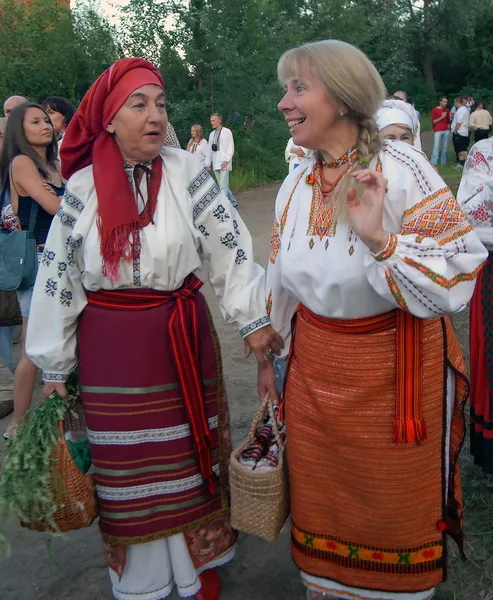 Παραδοσιακή ουκρανική Φεστιβάλ στο mamaeva Σλόμποντα — Φωτογραφία Αρχείου