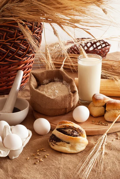 Baking of bread — Stock Photo, Image