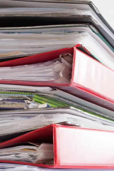 Towering stack of paperwork — Stock Photo, Image