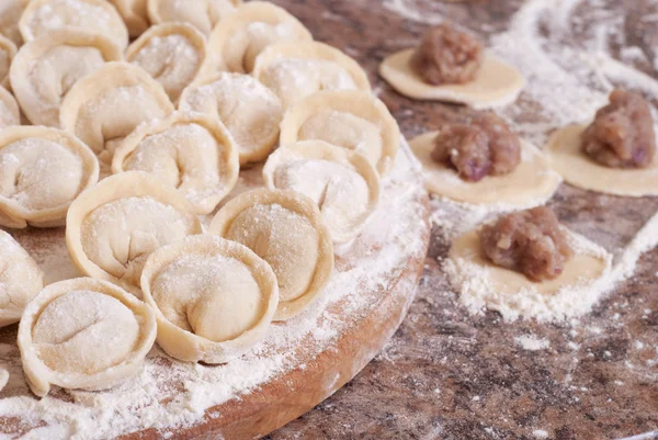 Meat dumplings — Stock Photo, Image