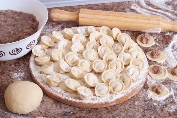 Meat dumplings — Stock Photo, Image