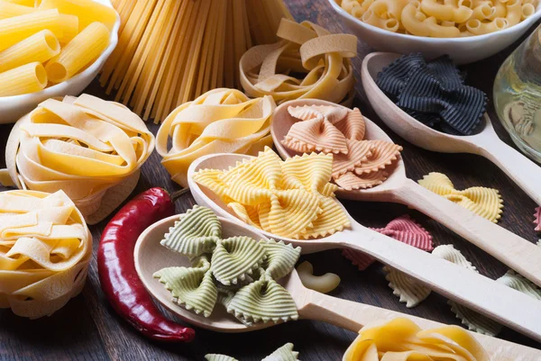 Colorful pasta — Stok fotoğraf