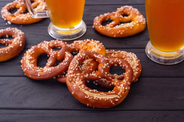 Bretzel - tradition Bavarian snack , to beer  festival - oktoberfest