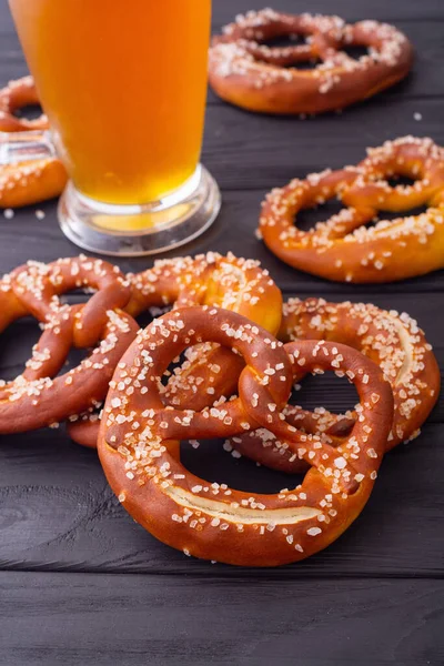 Bretzel Tradycyjna Bawarska Przekąska Festiwal Piwa Oktoberfest — Zdjęcie stockowe