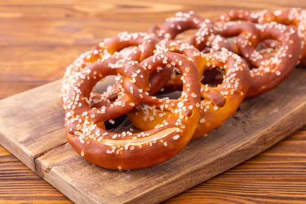 Bretzel Tradycyjna Bawarska Przekąska Festiwal Piwa Oktoberfest — Zdjęcie stockowe