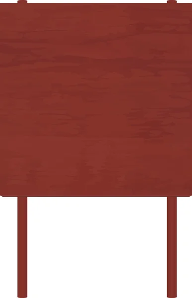 Cartelera de madera rojo-marrón con pintura pelada — Vector de stock