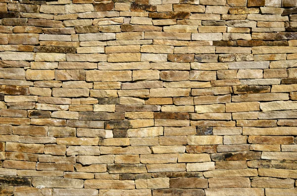 Background wall of slate limestone slabs brown shade — Stock Photo, Image