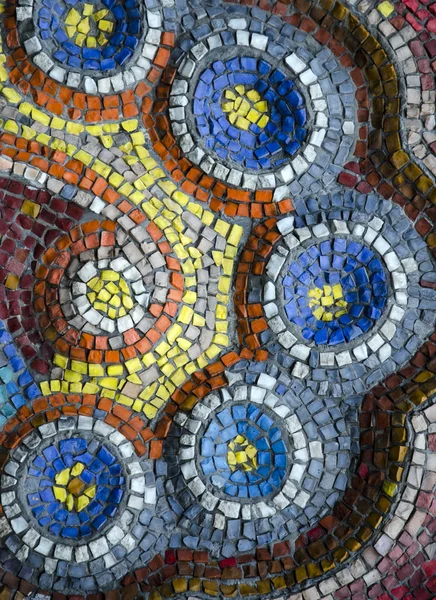 Abstraktní texturu mozaiky skleněnou tyčinkou a smalt — Stock fotografie