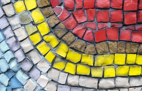 Texture abstraite de la tige de verre et des mosaïques de smalt — Photo