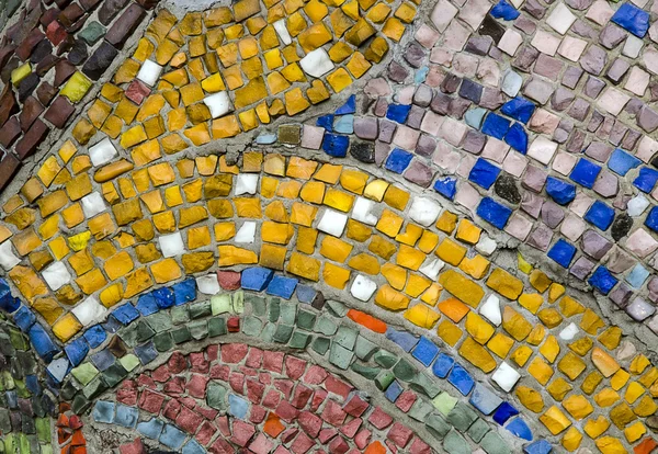 Streszczenie tekstura Mozaika szklana wędka i smalta — Zdjęcie stockowe