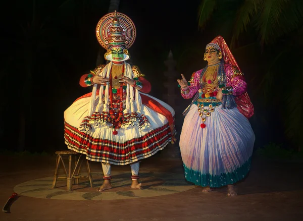 Teatr kathakali — Zdjęcie stockowe