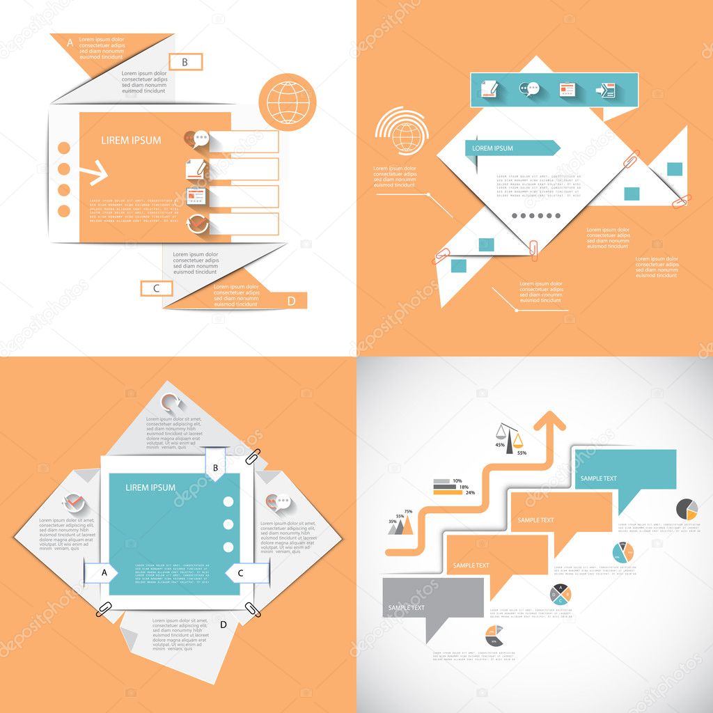 Four templates for your business presentation