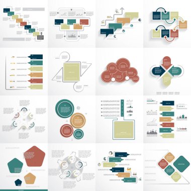 Büyük şablon ayarla ve Infographic 3