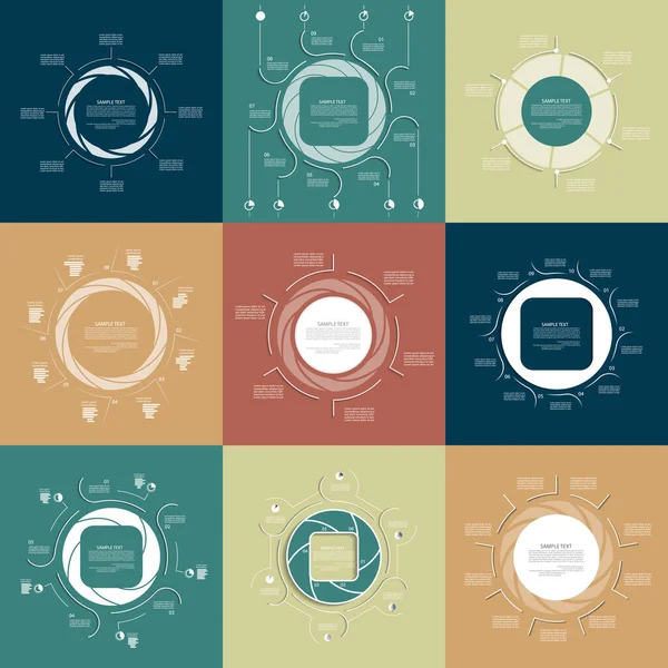 75 Circular templates and charts Vector Images Depositphotos