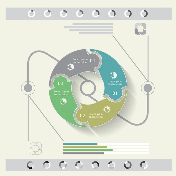 Modelo Para Seu Projeto Ilustração Vetorial — Vetor de Stock