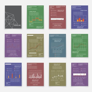 İş broşürleri için bilgi elemanları