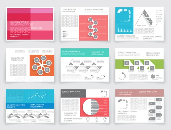 Brochure Design Modern Business Style Templates Presenta — 스톡 벡터