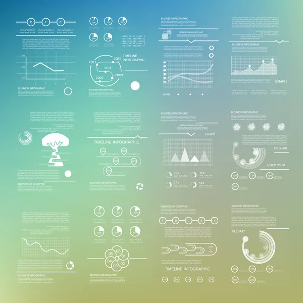 Diseño Para Visualización Datos Empresariales Plantillas Para Presentati — Archivo Imágenes Vectoriales