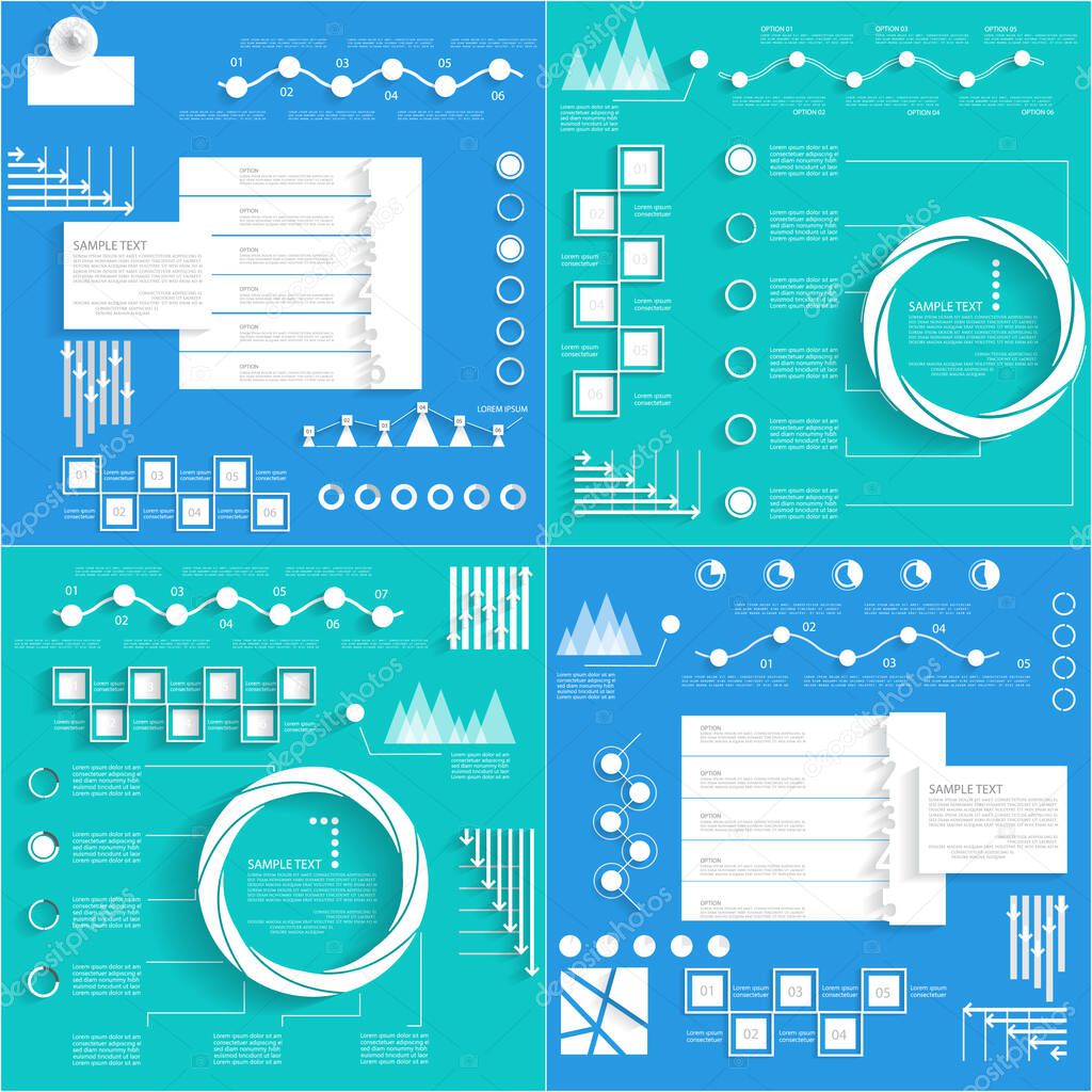Big set for infographic elements 2