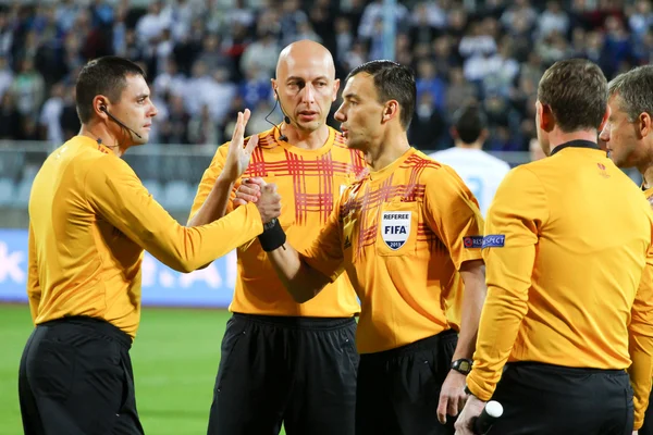 Soccer referees — Stock Photo, Image
