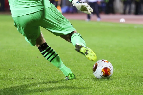 Goleiro de futebol — Fotografia de Stock