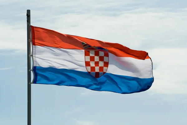 Horvát nemzeti zászló — Stock Fotó