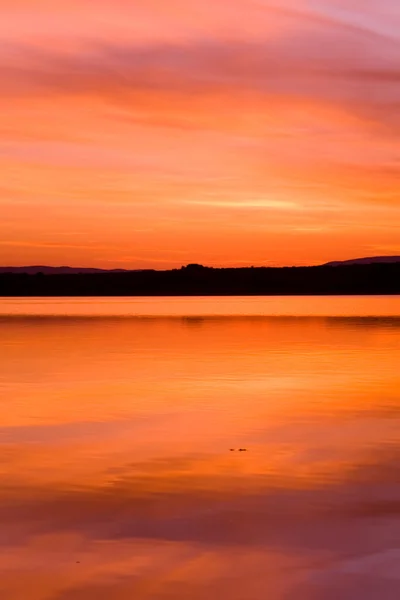 Idyllic colorful sunset — Stock Photo, Image