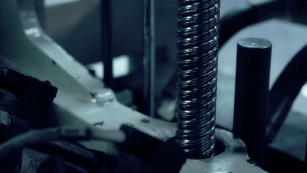 Механічні індустріальна машина — стокове відео